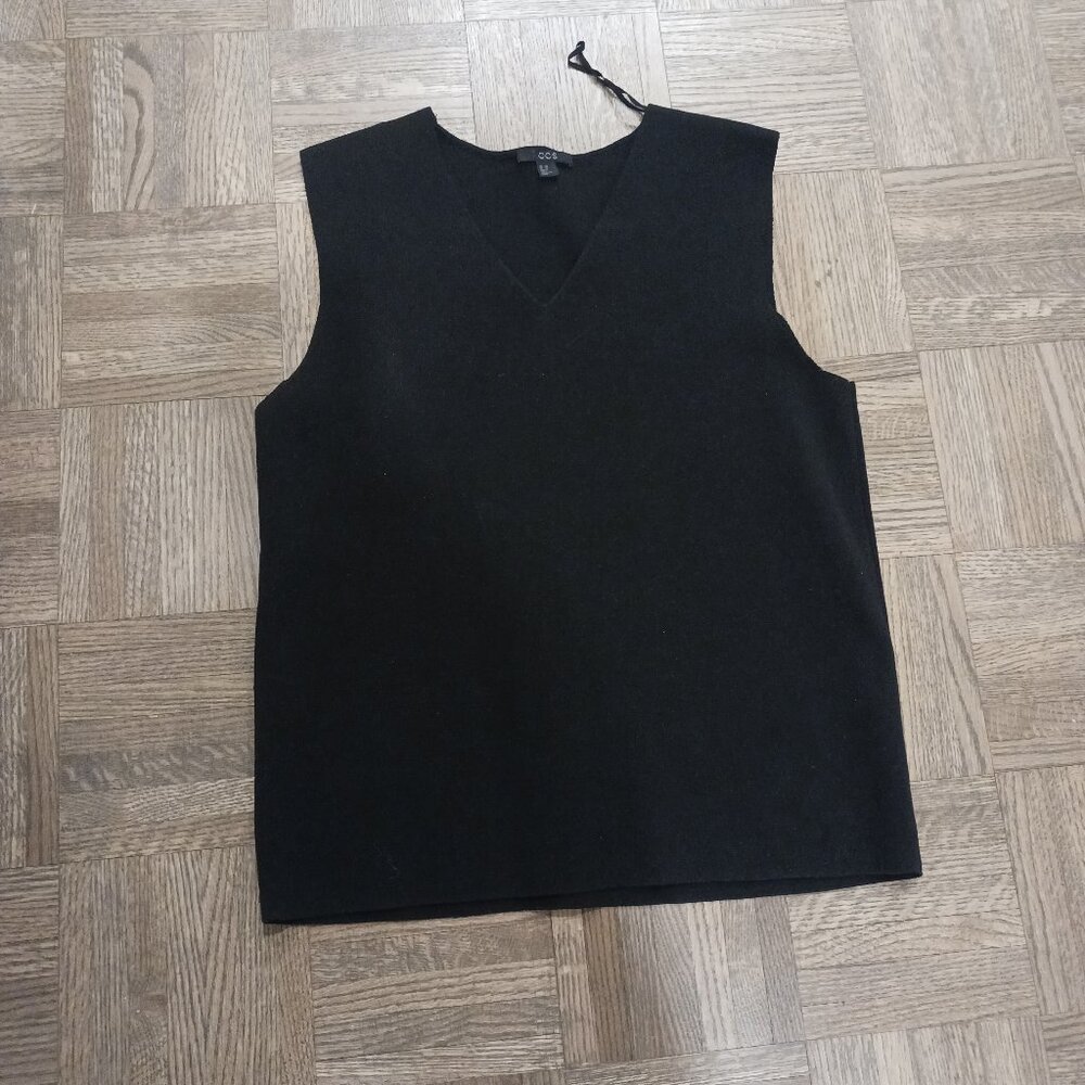 Cos knit black shirt size xs - Picture 1 of 3